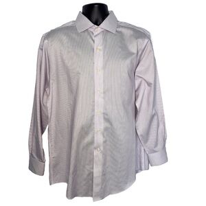 Brooks Brothers 1818 Regent Long Sleeve Button Front Men's Shirt Size 16 1/2-4/5
